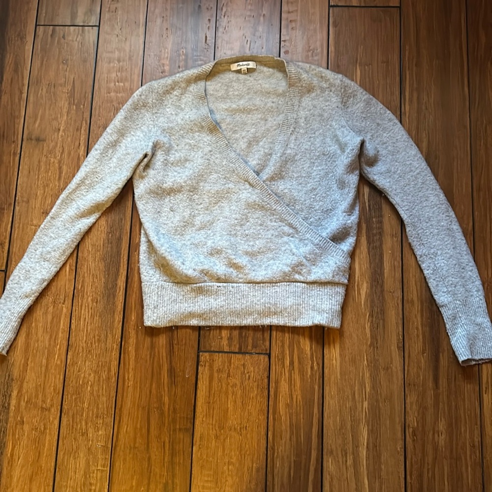 Grey Madewell XXS sweater cashmere
